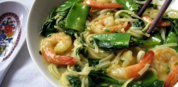 Coconut Curry Soup with Shrimp (30)