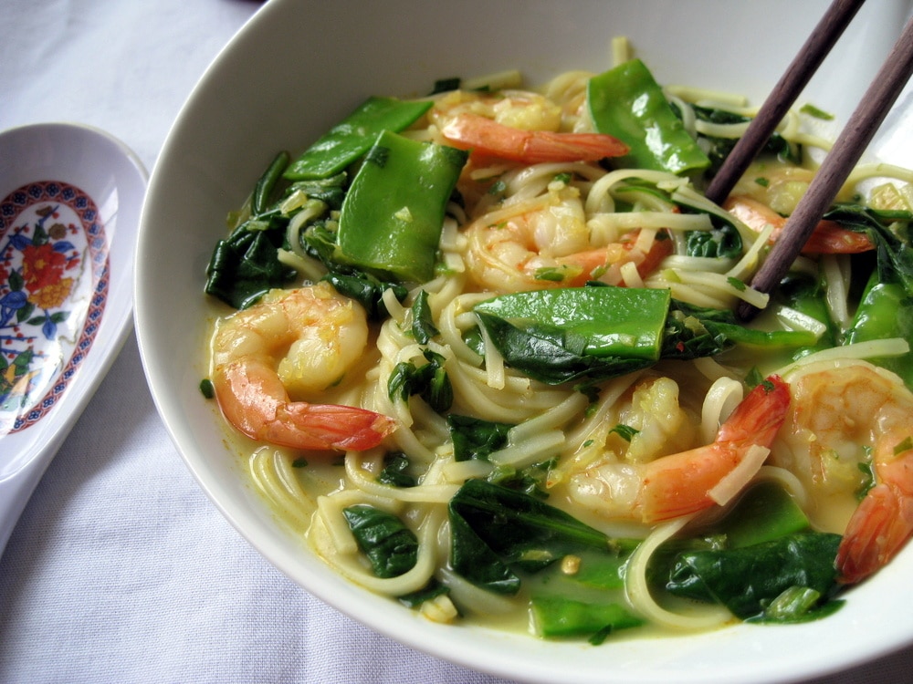 Coconut Curry Soup with Shrimp (30)