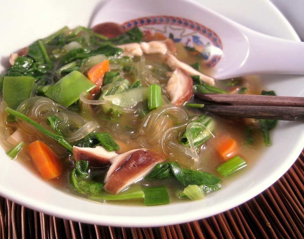 Miso Soup with Kelp Noodles