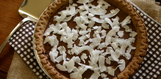 No Bake Vegan Fudge Pie