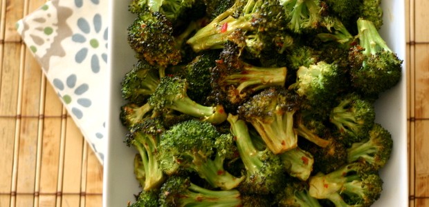Spicy Sweet Roasted Broccoli