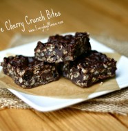Chocolate Cherry Crunch Bites - www.EverydayMaven.com
