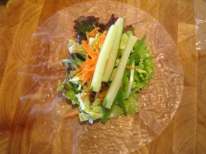 How to Wrap Tofu Summer Rolls