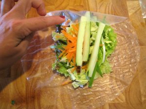 How to Wrap Tofu Summer Rolls 2