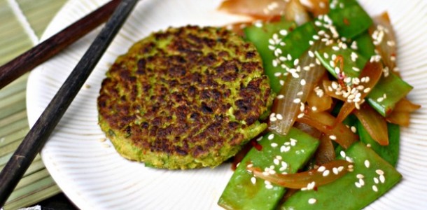 Garlicky Edamame Cakes. 3 Weight Watchers Points Plus Per Patty