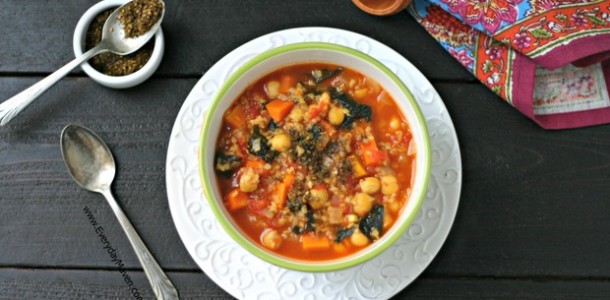 Chickpea and Bulgur Stew from www.everydaymaven.com