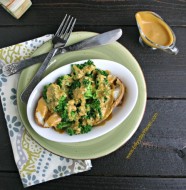 Vegan Broccoli and Cheeze Stuffed Baked Potatoes from www.EverydayMaven.com