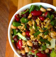 Healthy Four Bean Salad from Liz at www.thelemonbowl.com