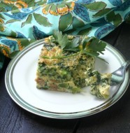 Paleo Breakfast Casserole. Chicken Sausage, Broccoli Rabe and Shallots from www.everydaymaven.com