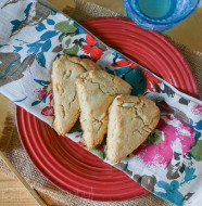 Paleo Almond Scones. Triple Almond Scones. Gluten Free. Grain Free from www.everydaymaven.com