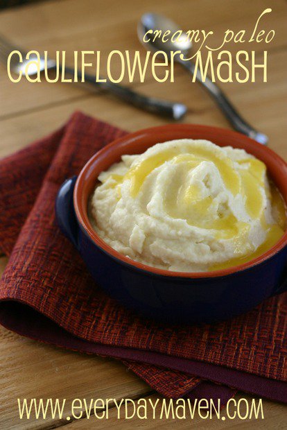 Paleo Cauliflower Mash Recipe from www.everydaymaven.com