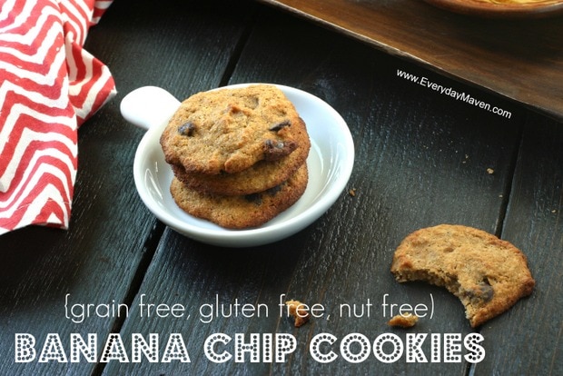 Nut Free Paleo Chocolate Chip Cookies from www.everydaymaven.com