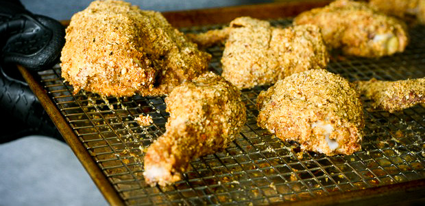 {Paleo} Oven-Fried Chicken