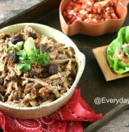 {Slow Cooker} Chili Pulled Pork Tacos from www.everydaymaven.com