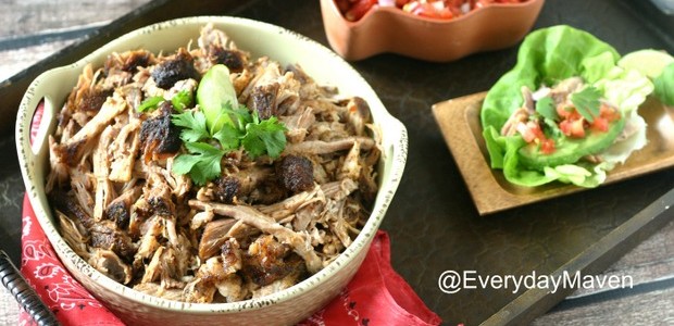 {Slow Cooker} Chili Pulled Pork Tacos