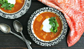 Instant Pot Red Lentil Soup with Butternut Squash