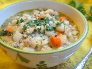 Butterbean and Chicken Sausage Soup from www.everydaymaven.com