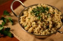 Toasted Garlic and Parsley Quinoa from www.everydaymaven.com