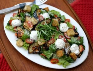 Eggplant Parmesan Salad from www.everydaymaven.com