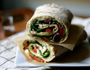 Hummus Lavash Wraps from www.everydaymaven.com