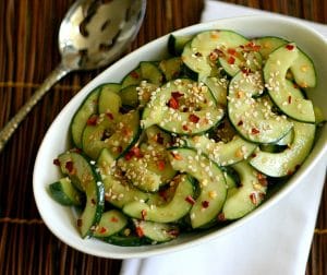 Miso Cucumber Salad from www.everydaymaven.com