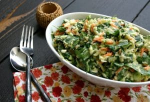 Collard Slaw from www.everydaymaven.com