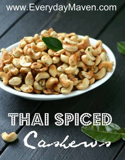 Thai Spiced Cashews from www.everydaymaven.com
