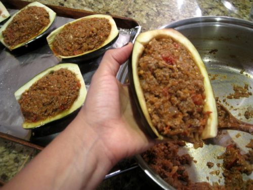 Paleo Stuffed Eggplant with Ground Beef - EverydayMaven™