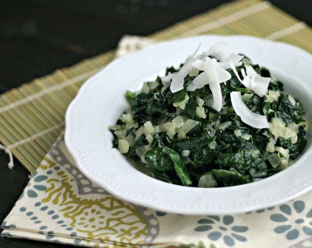 Vegan Creamed Kale from www.everydaymaven.com