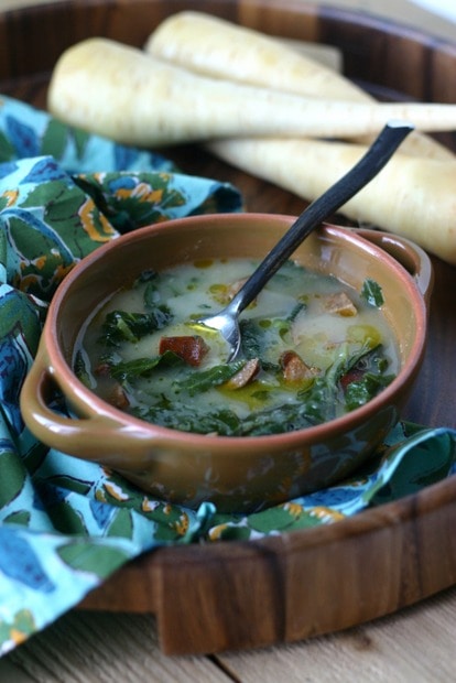 Creamy Parsnip Soup from www.everydaymaven.com