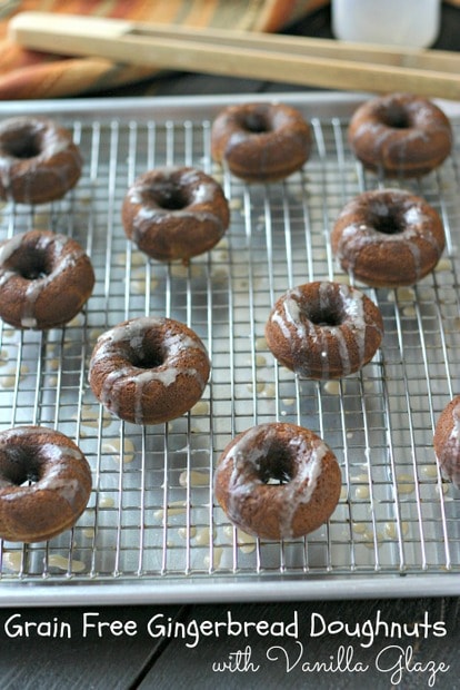 Grain Free Gingerbread Doughnuts from www.everydaymaven.com