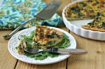 Paleo Quiche with Chorizo and Spinach from www.EverydayMaven.com