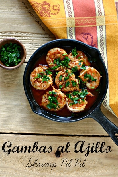 Shrimp Pil Pil (Gambas al Ajillo) from www.EverydayMaven.com