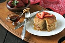 Paleo Cashew Pancakes from www.EverydayMaven.com