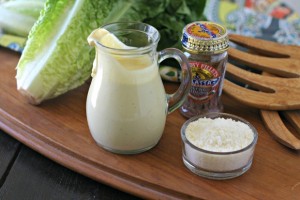 Homemade Creamy Caesar Dressing from www.EverydayMaven.com