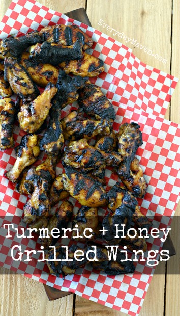 Honey Turmeric Wings from www.EverydayMaven.com