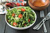 Arugula Salad with Lemon Balsamic Dressing from www.EverydayMaven.com