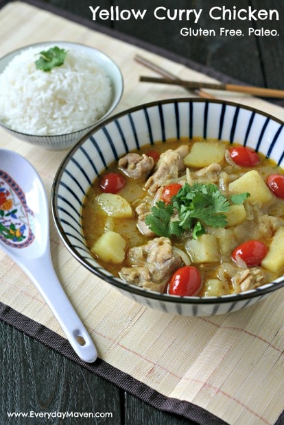 Yellow Curry Chicken from www.EverydayMaven.com