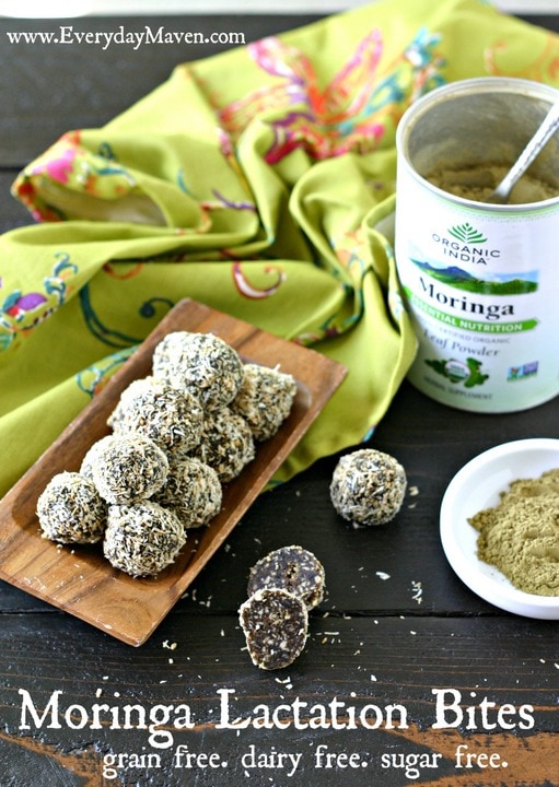 Moringa Lactation Bites from www.EverydayMaven.com