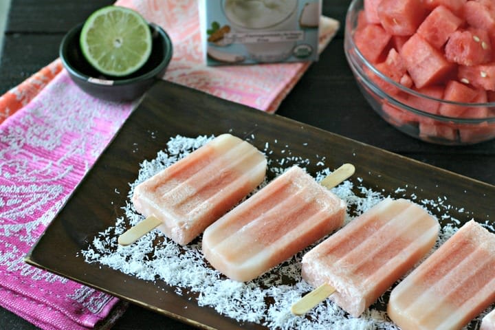 'Otai Coconut Watermelon Popsicles from www.EverydayMaven.com