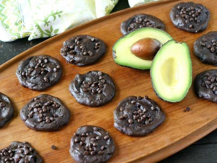 Double Chocolate Avocado Cookies from www.EverydayMaven.com
