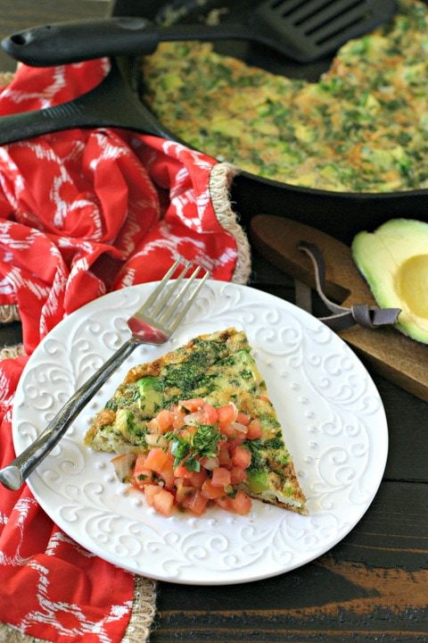Deconstructed Guacamole Frittata from www.everydaymaven.com