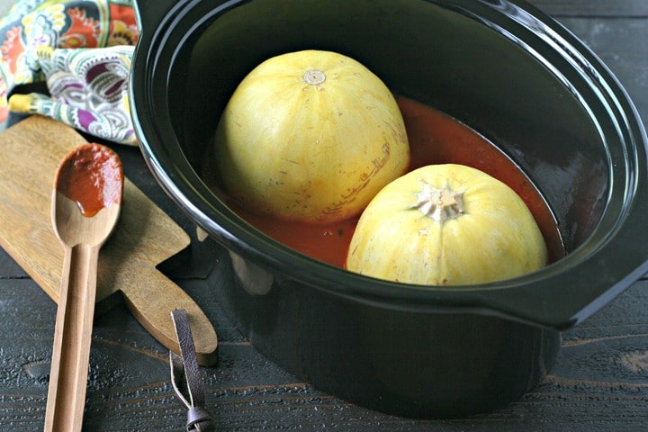 How To Cook Spaghetti Squash In The Slow Cooker from www.EverydayMaven.com