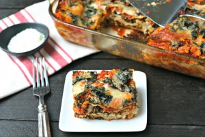 Gluten Free Vegetarian Lasagna from www.EverydayMaven.com