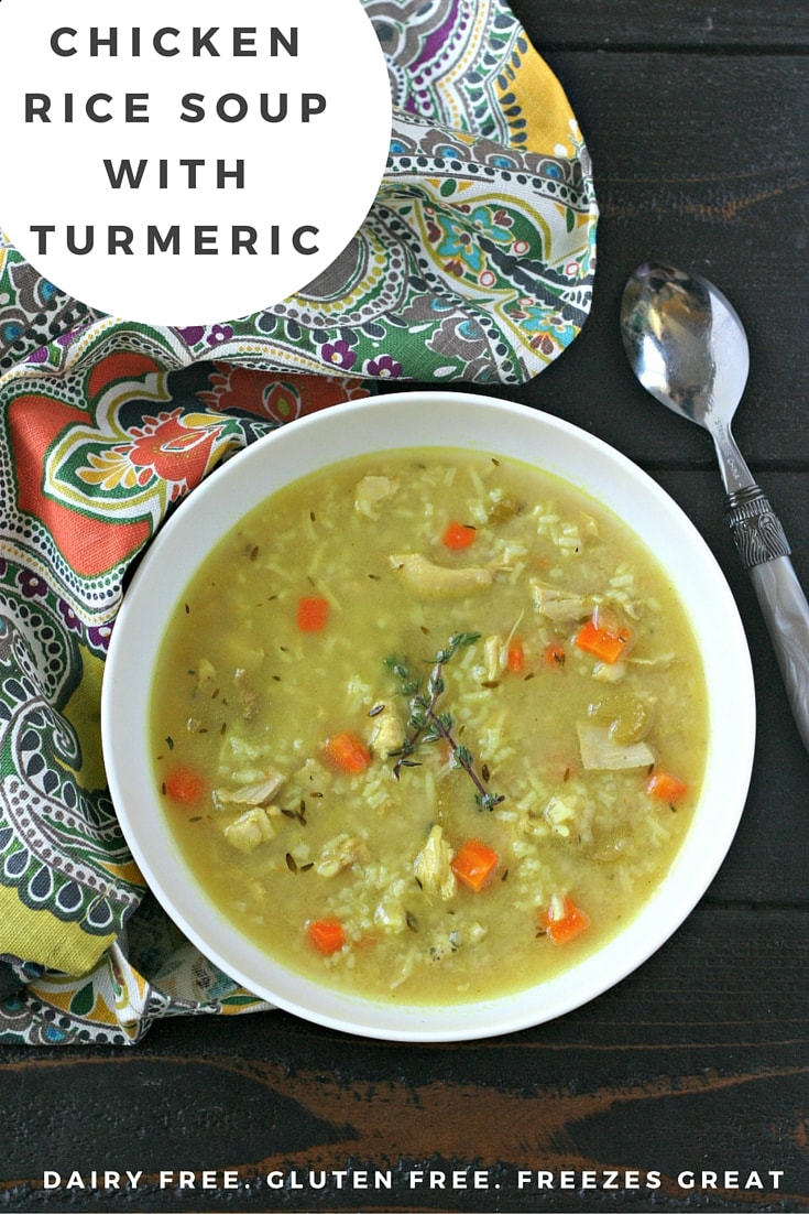 Chicken Rice Soup with Turmeric EverydayMaven™