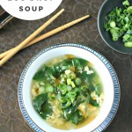 Quick Spinach Egg Drop Soup from www.EverydayMaven.com