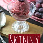 Skinny Cherry Ice Cream from www.EverydayMaven.com