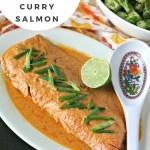 5-Ingredient Red Curry Salmon from www.EverydayMaven.com