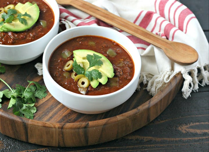 Instant Pot Beef Heart Chili from www.EverydayMaven.com