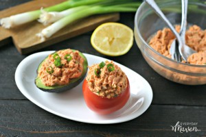 Spicy Salmon Salad from www.EverydayMaven.com